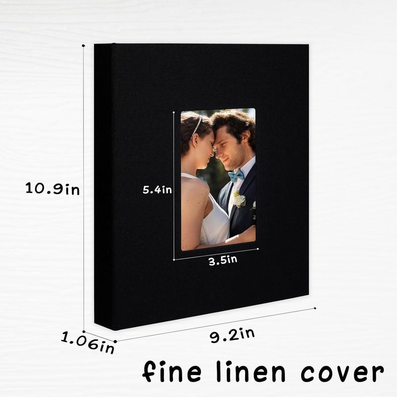 Cherrich Photo Album 8x10, Pack of 2 Linen Picture Book, 26-Page Album Holds 52 Photos Art Presentation Folder for Picture or Certificates Storage - Image 4